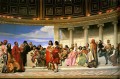 Hemicycle of the Ecole des BeauxArts 1814 left life size histories Hippolyte Delaroche